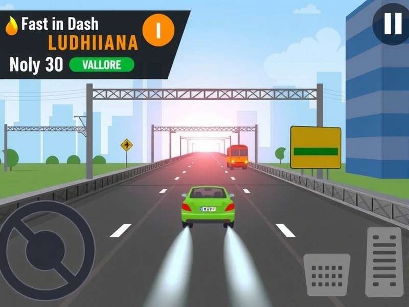 Fast Dash Ludhiana Game Screenshot